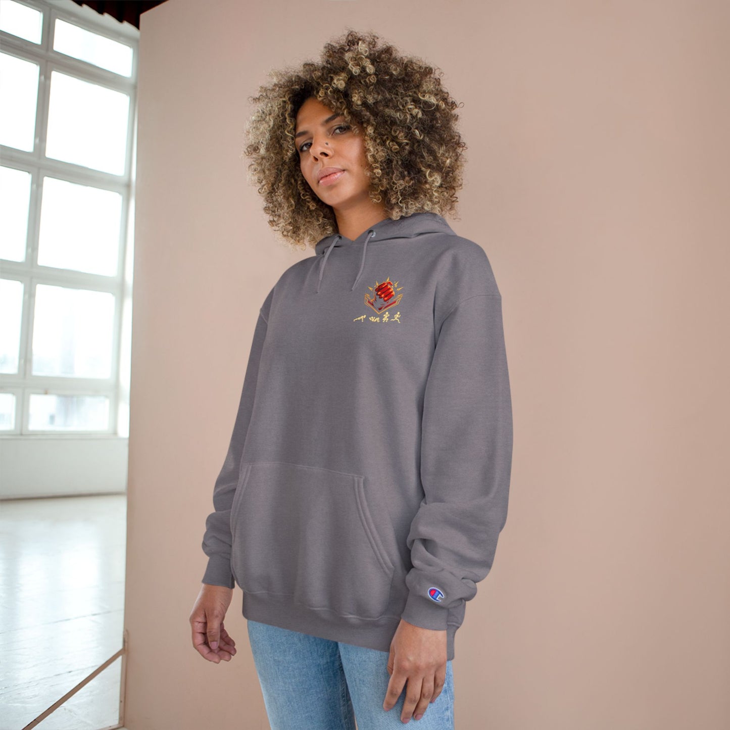 Anime Workout japanese Graphic Hoodie — Anime Champion Sweatshirt