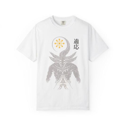 Demon sigil T-Shirt — Japanese “Adapt” Kanji Graphic Tee