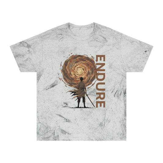 Endure Minimalist Anime-Inspired Artwork - Modern Silhouette Graphic Design