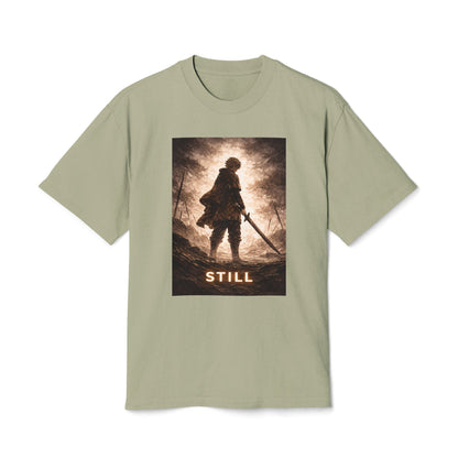 Knight silhouette STILL Tee | Fantasy warrior graphic shirt