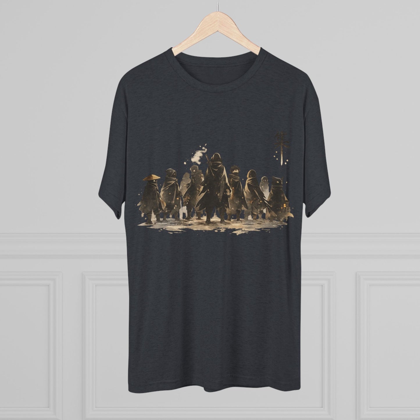 Samurai Squad Graphic Tee — Japanese Warrior Silhouette T-Shirt