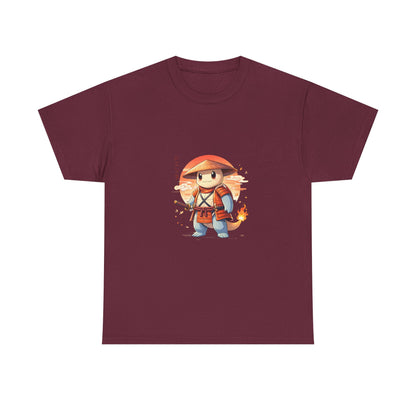 Adventure Fire Mage T-Shirt — Cute Warrior Character Tee