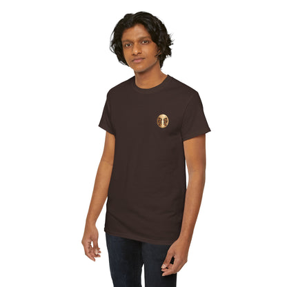 Samurai Moonback T‑Shirt — Japanese Warrior Graphic Tee