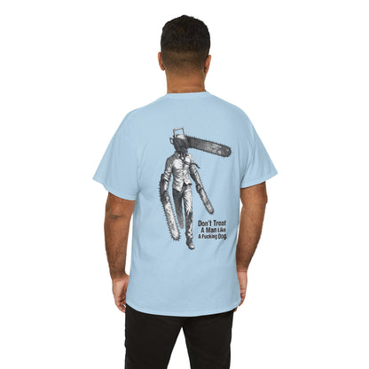 Devil Engine Graphic Tee — “Don’t Treat A Man Like A Fucking Dog” Manga Shirt