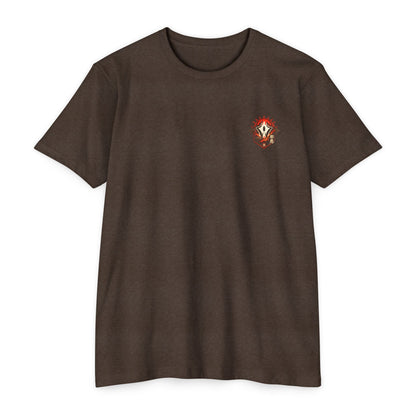 Anime Graphic T-Shirt — Red-Haired Warrior Back Print