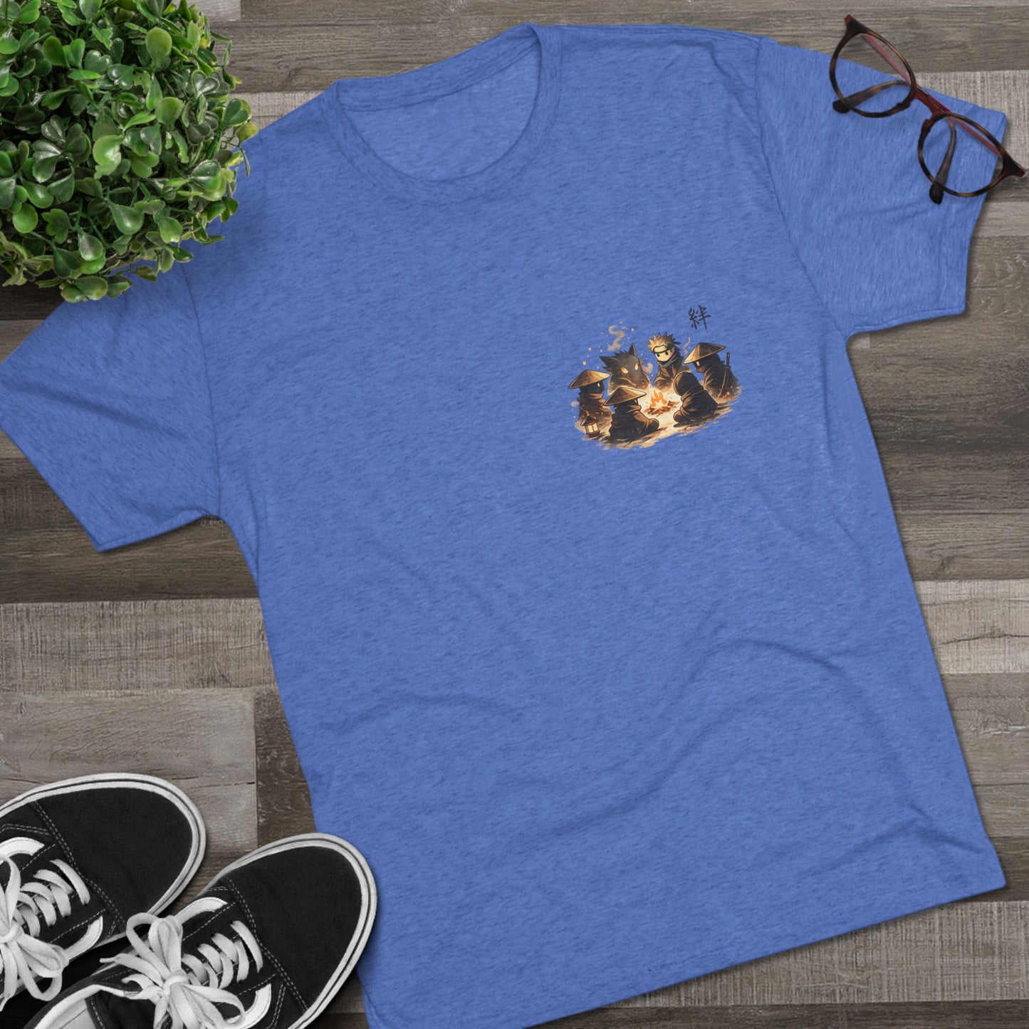 Anime Ninja Campfire Graphic Tee