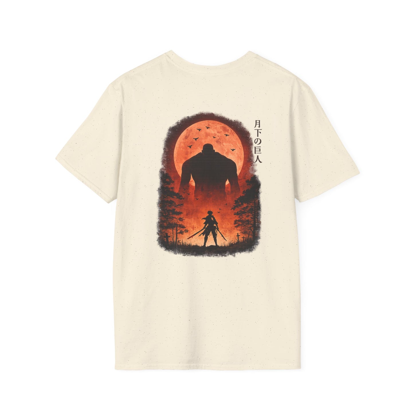 Samurai vs Titan Graphic T-Shirt — "Anybody Can Become a God or a Devil"