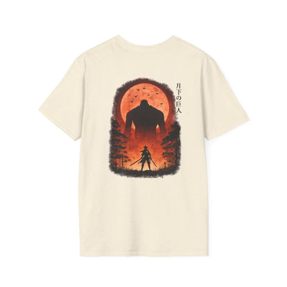 Samurai vs Titan Graphic T-Shirt — "Anybody Can Become a God or a Devil"