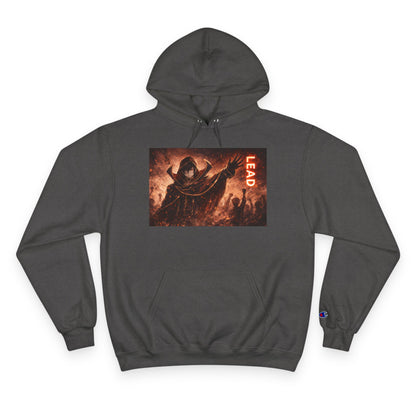 Grim Reaper Lead Hoodie | Dark Gothic Illustration, Warrior Cloak