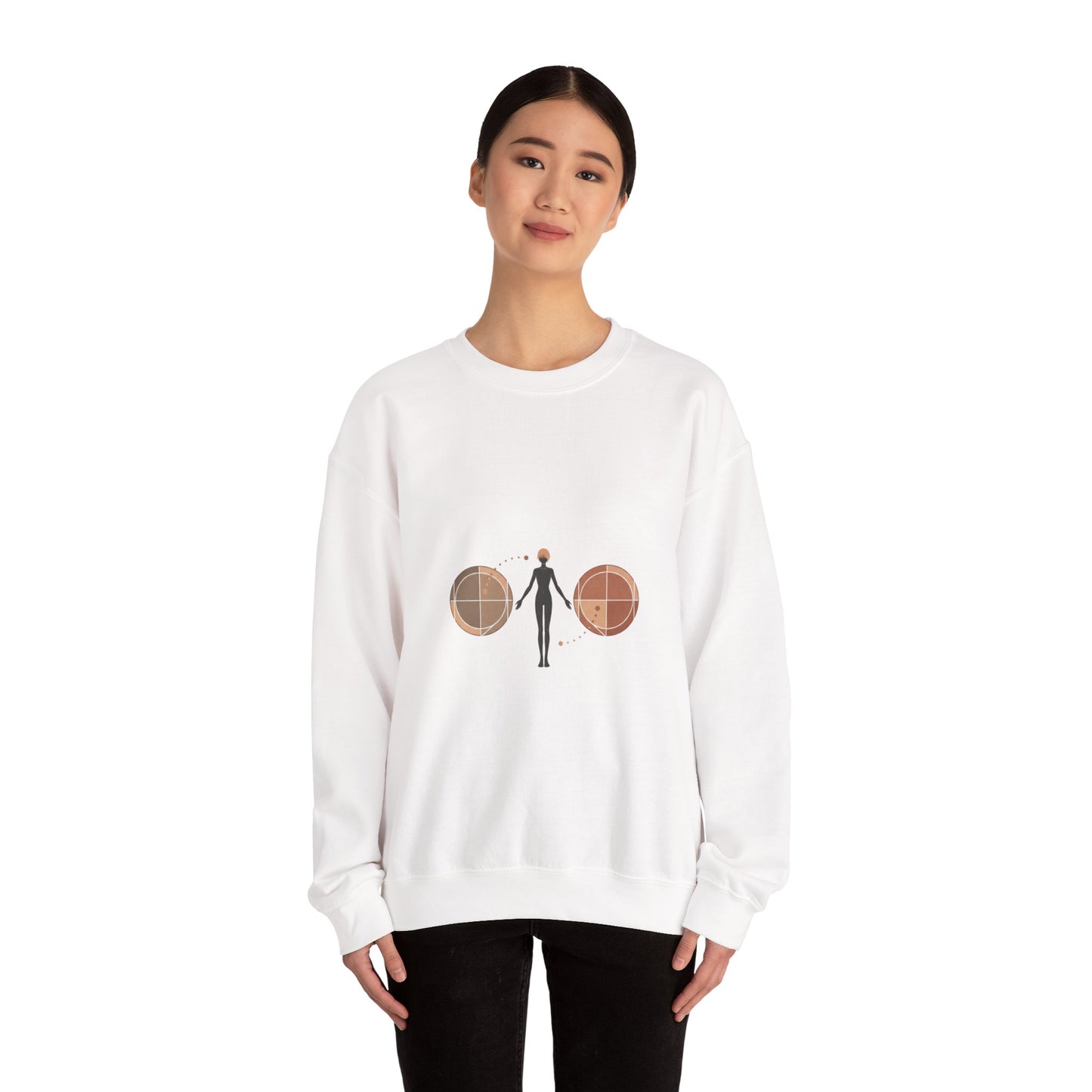 Stoic Minimalist Mantra Sweatshirt | modern mantra design, minimal philosophy