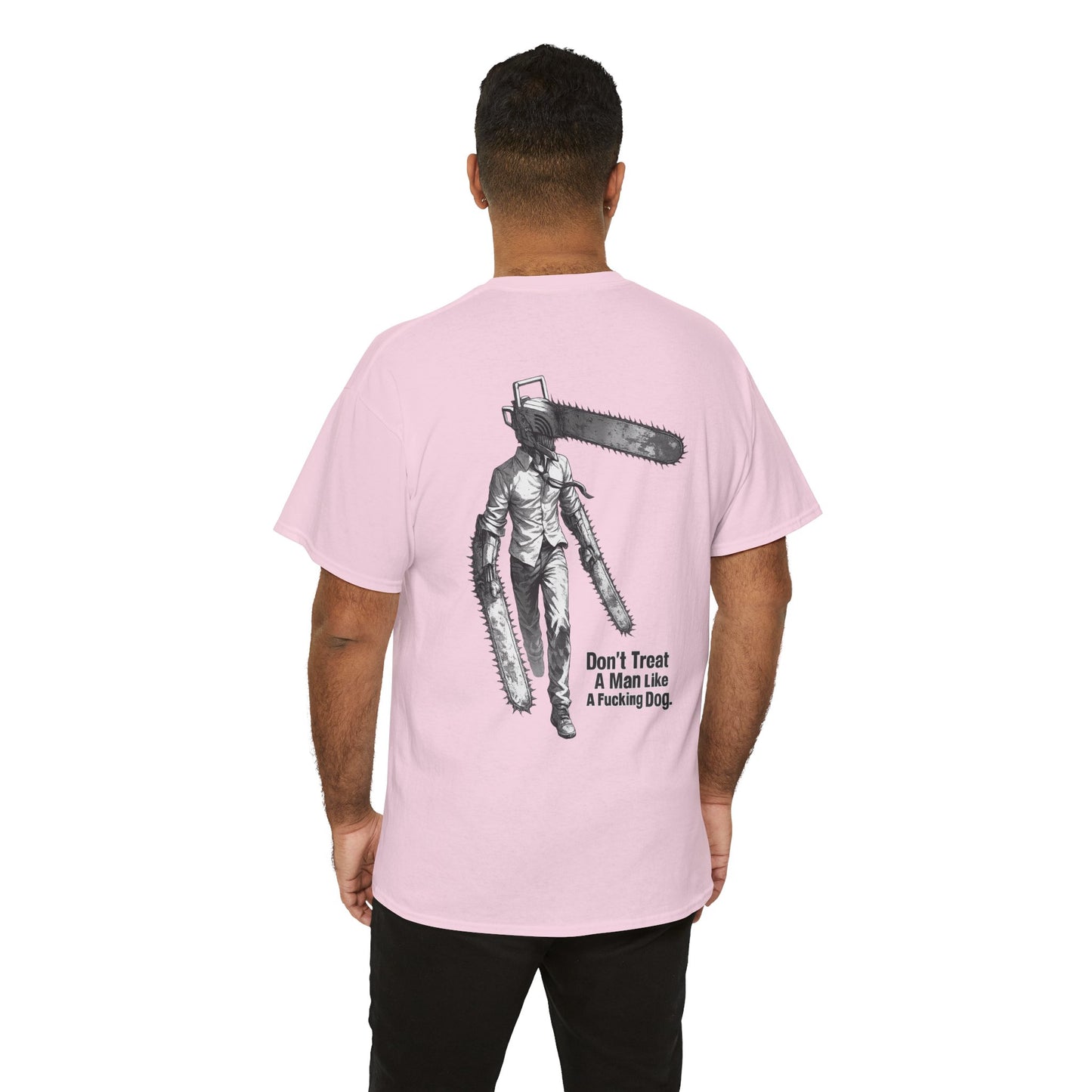 Devil Engine Graphic Tee — “Don’t Treat A Man Like A Fucking Dog” Manga Shirt