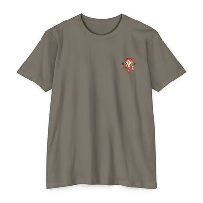 Anime Graphic T-Shirt — Red-Haired Warrior Back Print