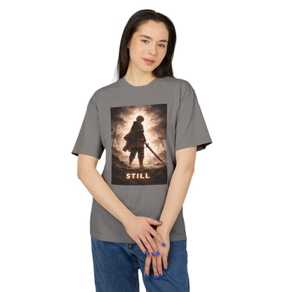 Knight silhouette STILL Tee | Fantasy warrior graphic shirt