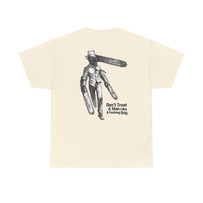 Devil Engine Graphic Tee — “Don’t Treat A Man Like A Fucking Dog” Manga Shirt
