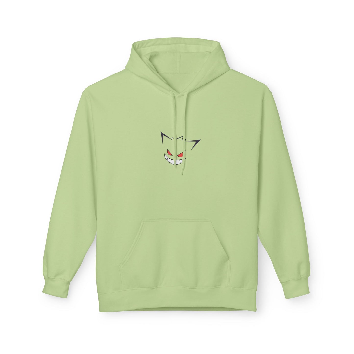 Horror Cat Hoodie — Japanese Kanji Dark Forest Graphic Pullover