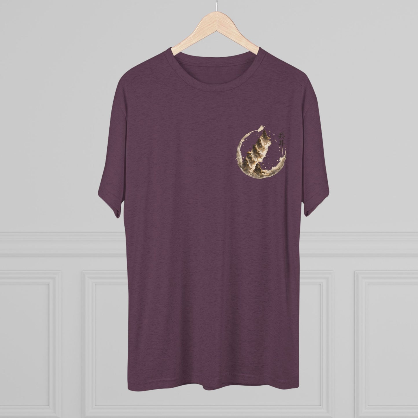 T-Shirt — Minimal Japanese Sumi-e Foxes Graphic Tee