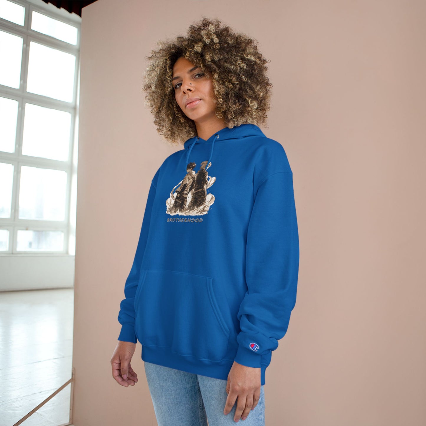 Brotherhood Bears Hoodie | Vintage Teddy Bear Illustration, Retro Sibling Design
