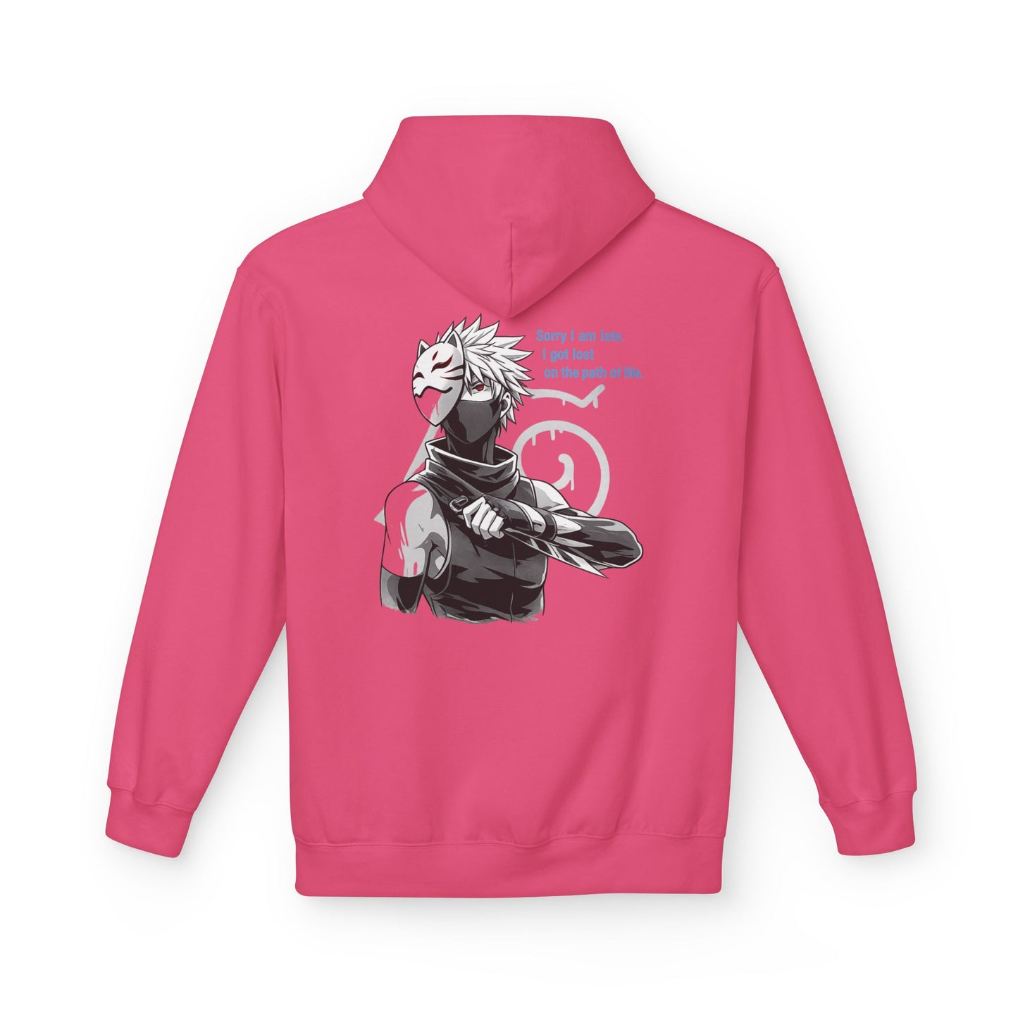 Anime Masked Shinobi Hoodie — 'Every sin tells part of the path' Graphic Pullover
