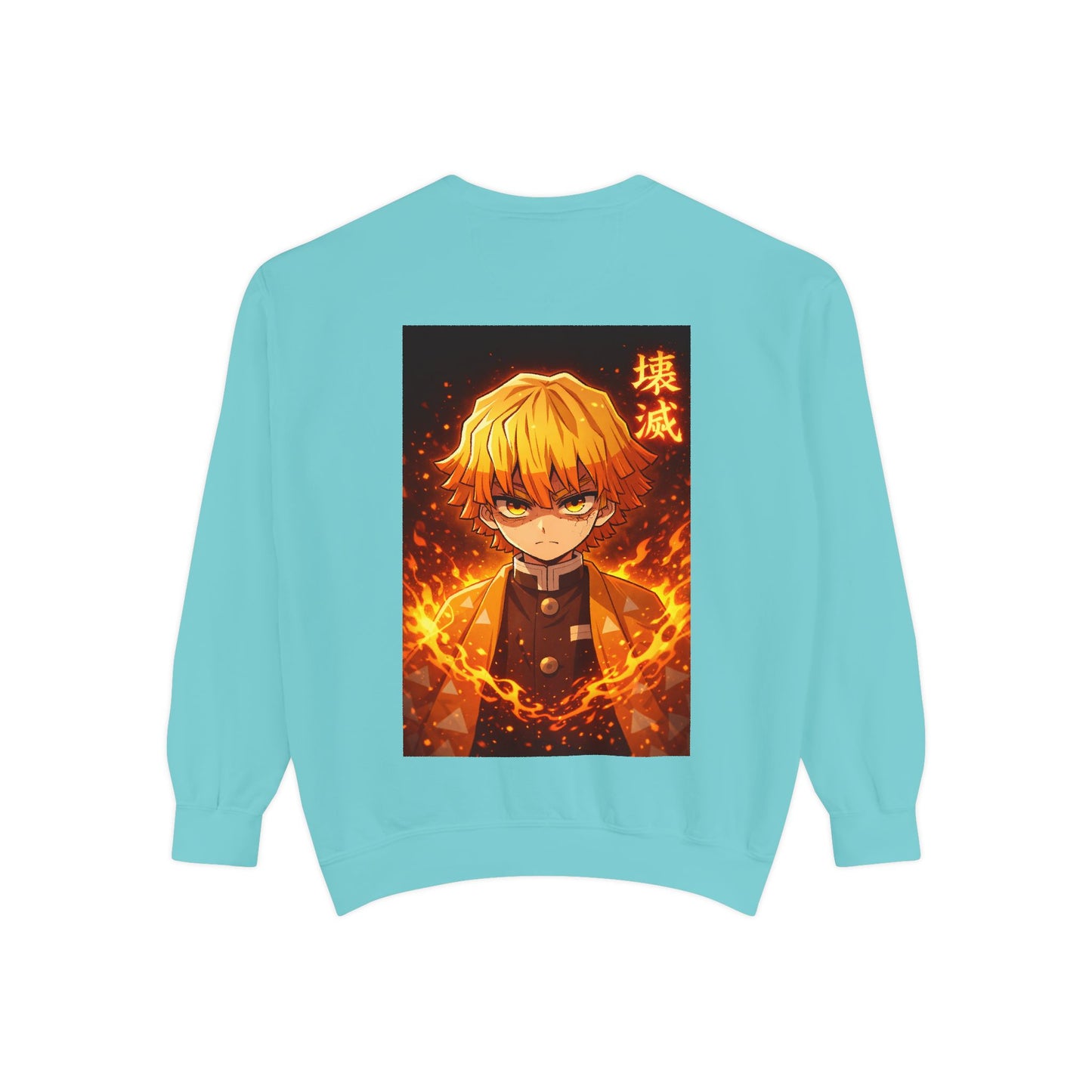 Demon Agatsuma Flame Graphic Sweatshirt Slayer