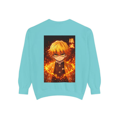 Demon Agatsuma Flame Graphic Sweatshirt Slayer
