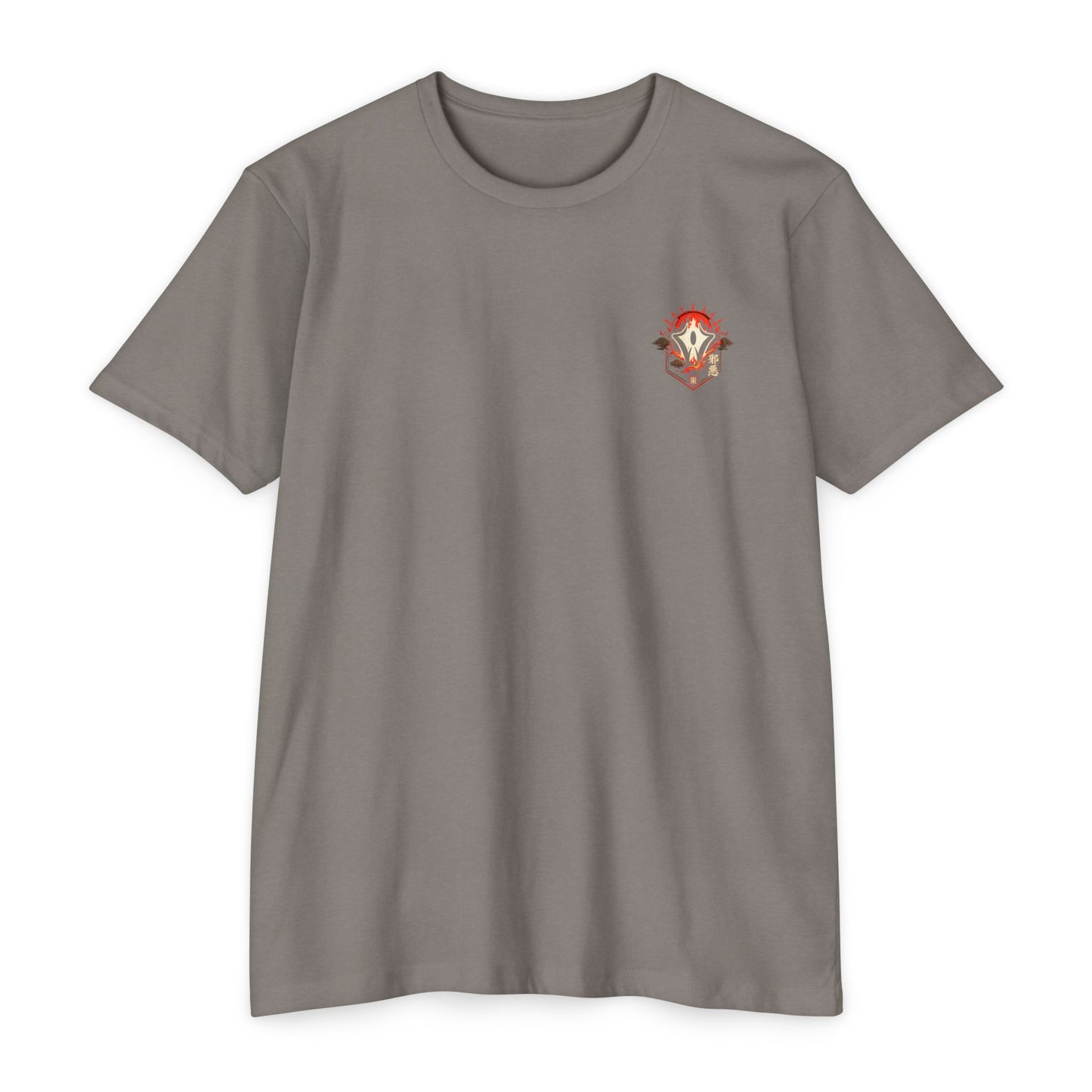 Anime Graphic T-Shirt — Red-Haired Warrior Back Print
