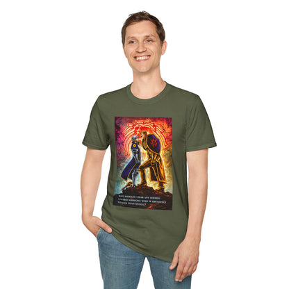 Strength Without Hatred Tee — Anime Warrior Lion Graphic T-Shirt
