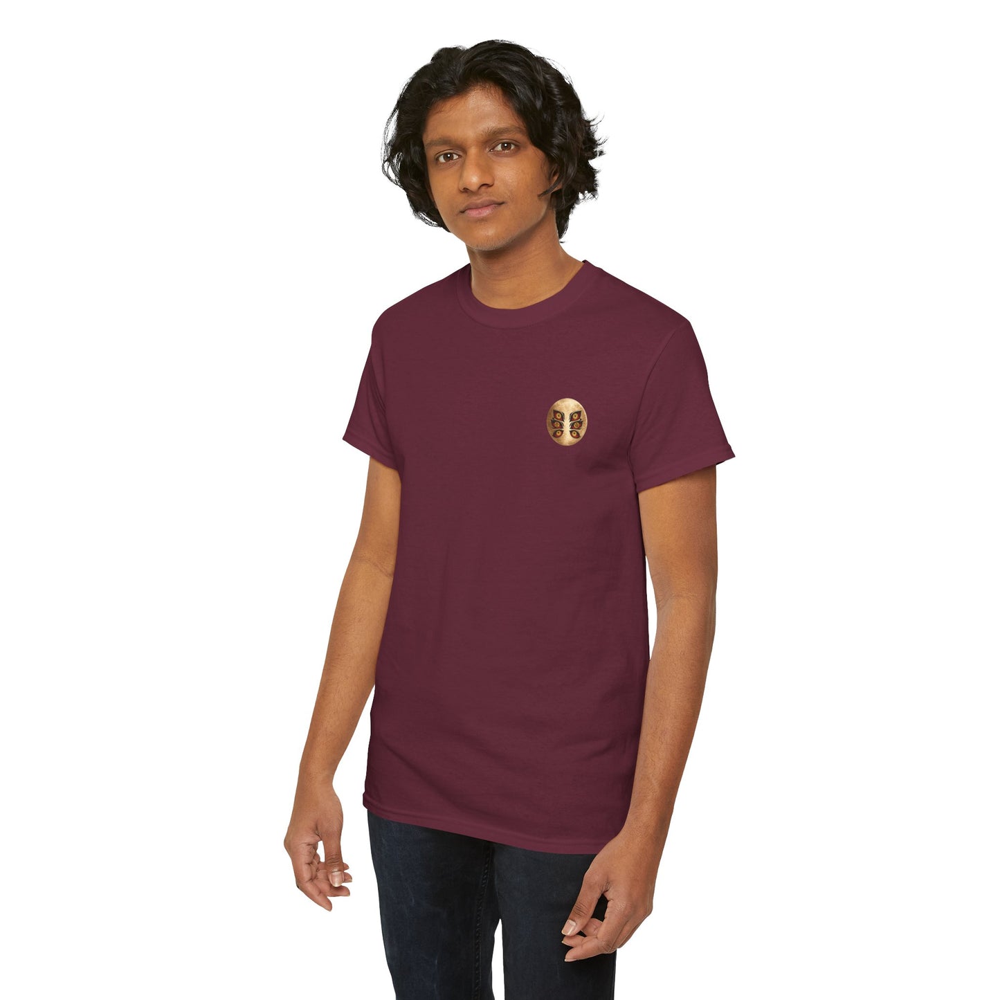 Samurai Moonback T‑Shirt — Japanese Warrior Graphic Tee