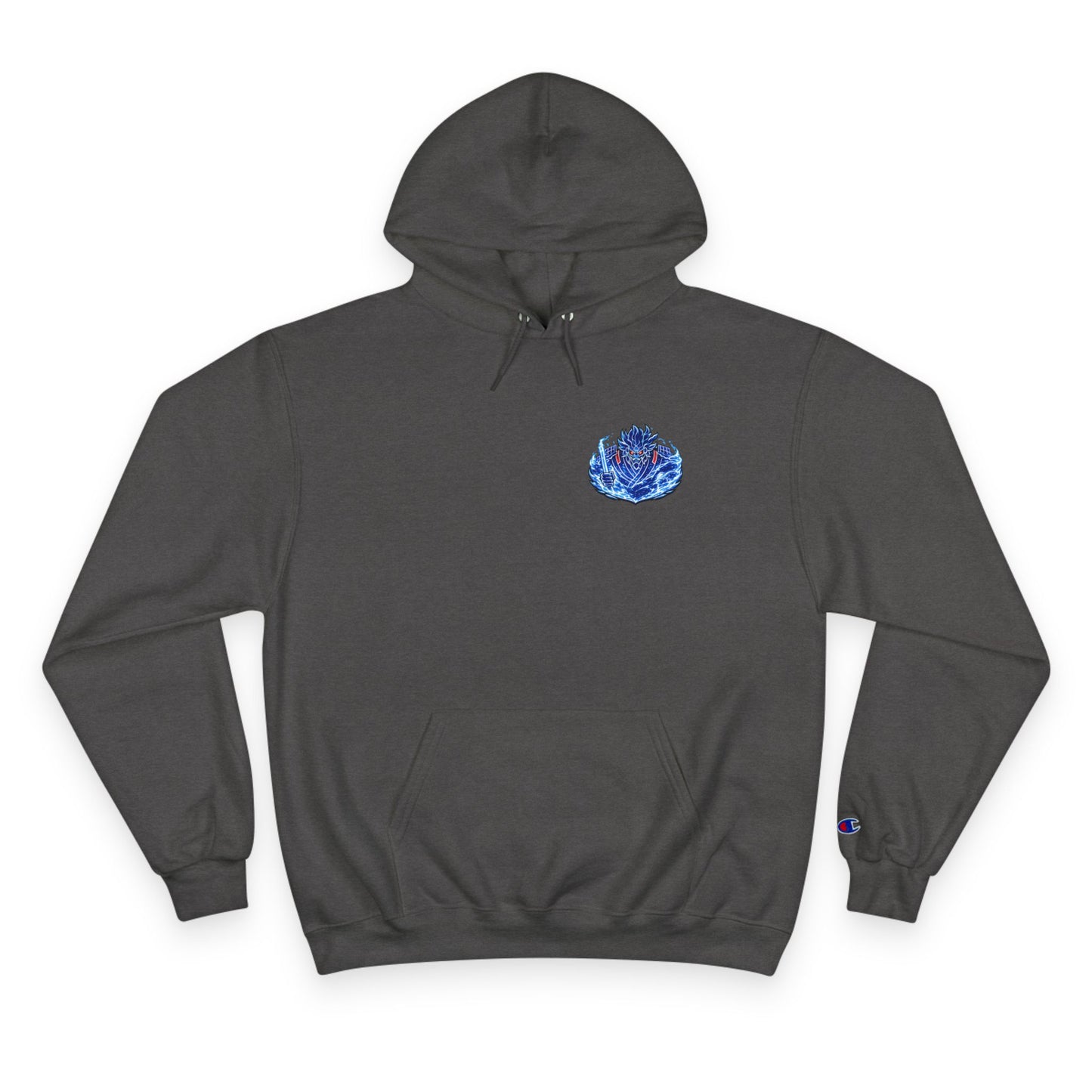 Champion Hoodie | Anime Blue Spirit Guardian Graphic Hoodie