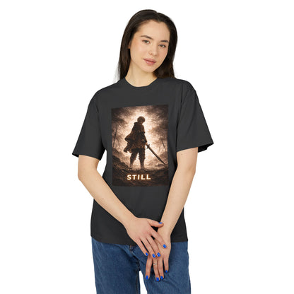 Knight silhouette STILL Tee | Fantasy warrior graphic shirt