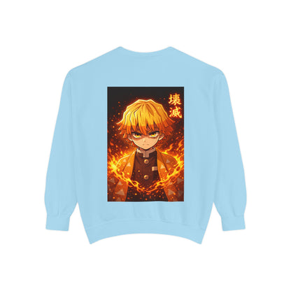 Demon Agatsuma Flame Graphic Sweatshirt Slayer