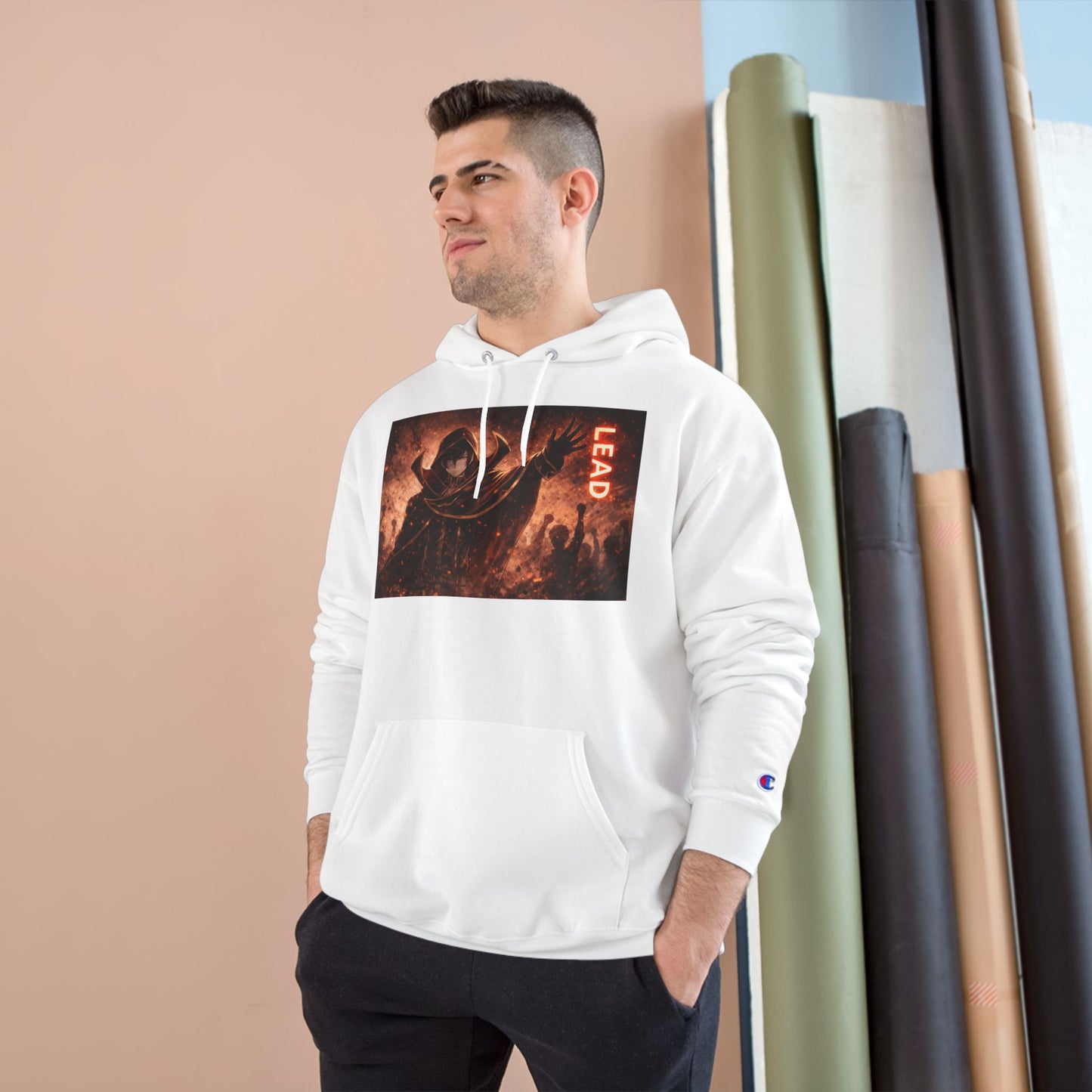 Grim Reaper Lead Hoodie | Dark Gothic Illustration, Warrior Cloak