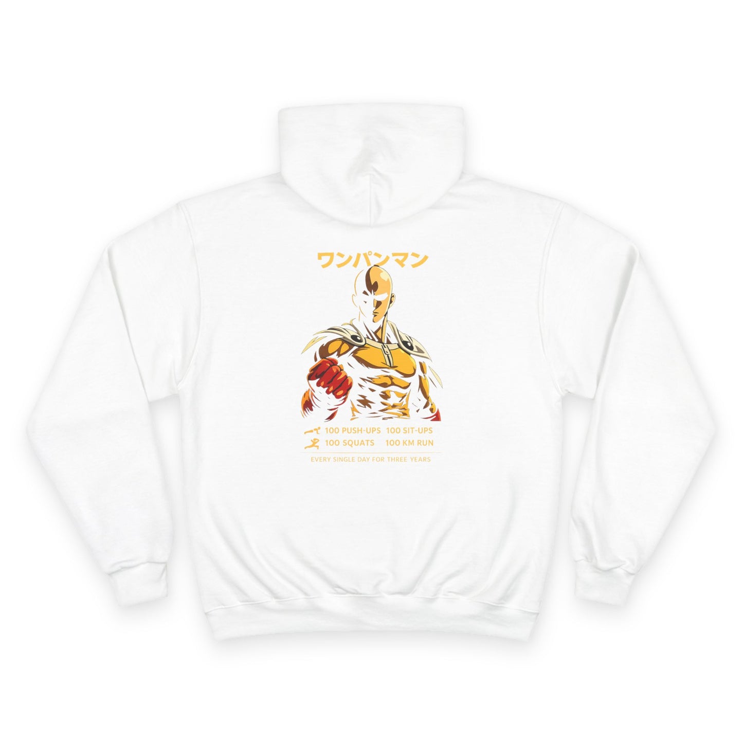 Anime Workout japanese Graphic Hoodie — Anime Champion Sweatshirt