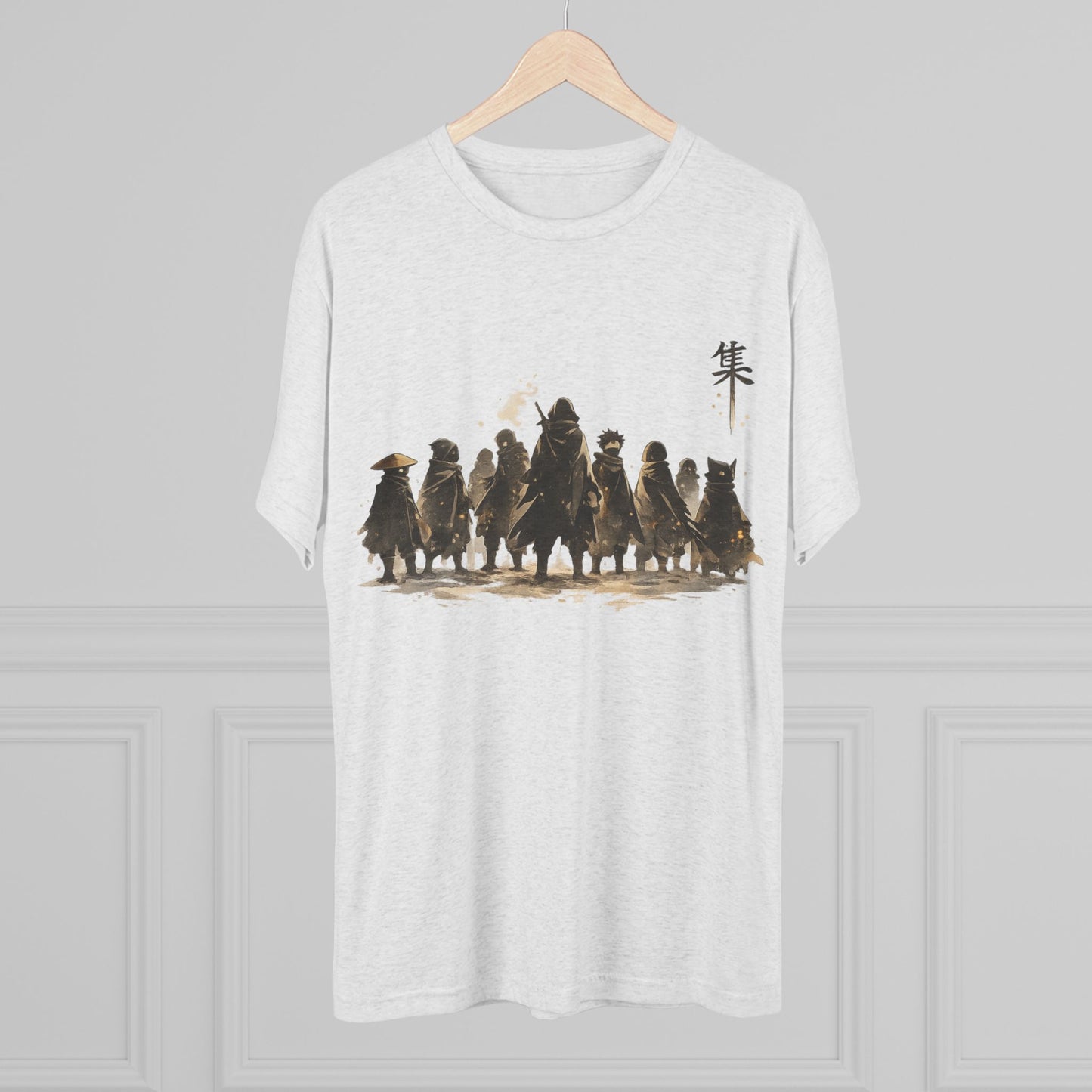 Samurai Squad Graphic Tee — Japanese Warrior Silhouette T-Shirt