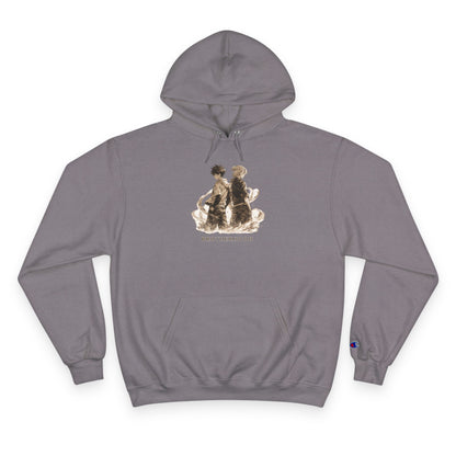 Brotherhood Bears Hoodie | Vintage Teddy Bear Illustration, Retro Sibling Design