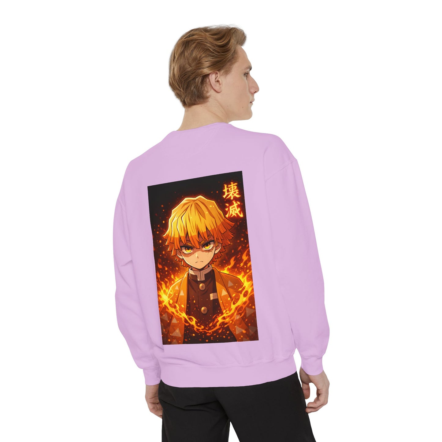 Demon Agatsuma Flame Graphic Sweatshirt Slayer