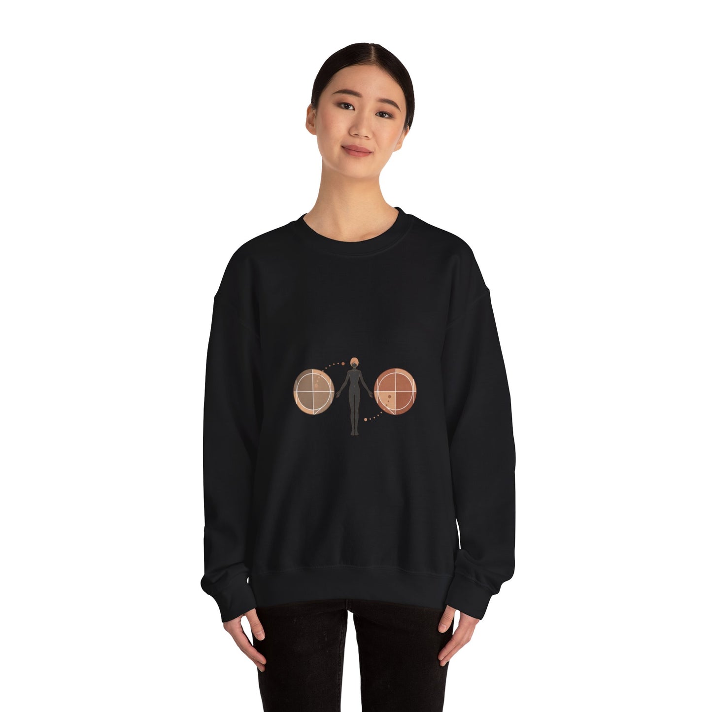 Stoic Minimalist Mantra Sweatshirt | modern mantra design, minimal philosophy