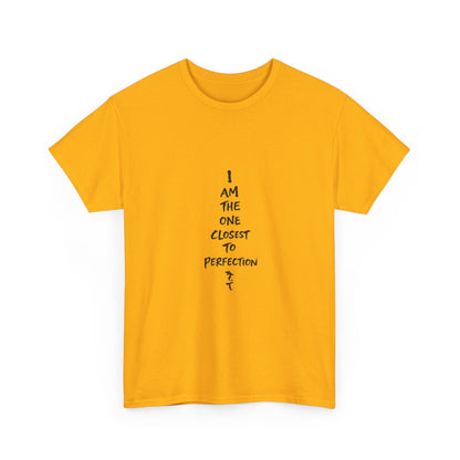 Graphic Anime T-Shirt — 'I Am The One Closest to Perfection' Graphic Tee