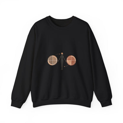 Stoic Minimalist Mantra Sweatshirt | modern mantra design, minimal philosophy