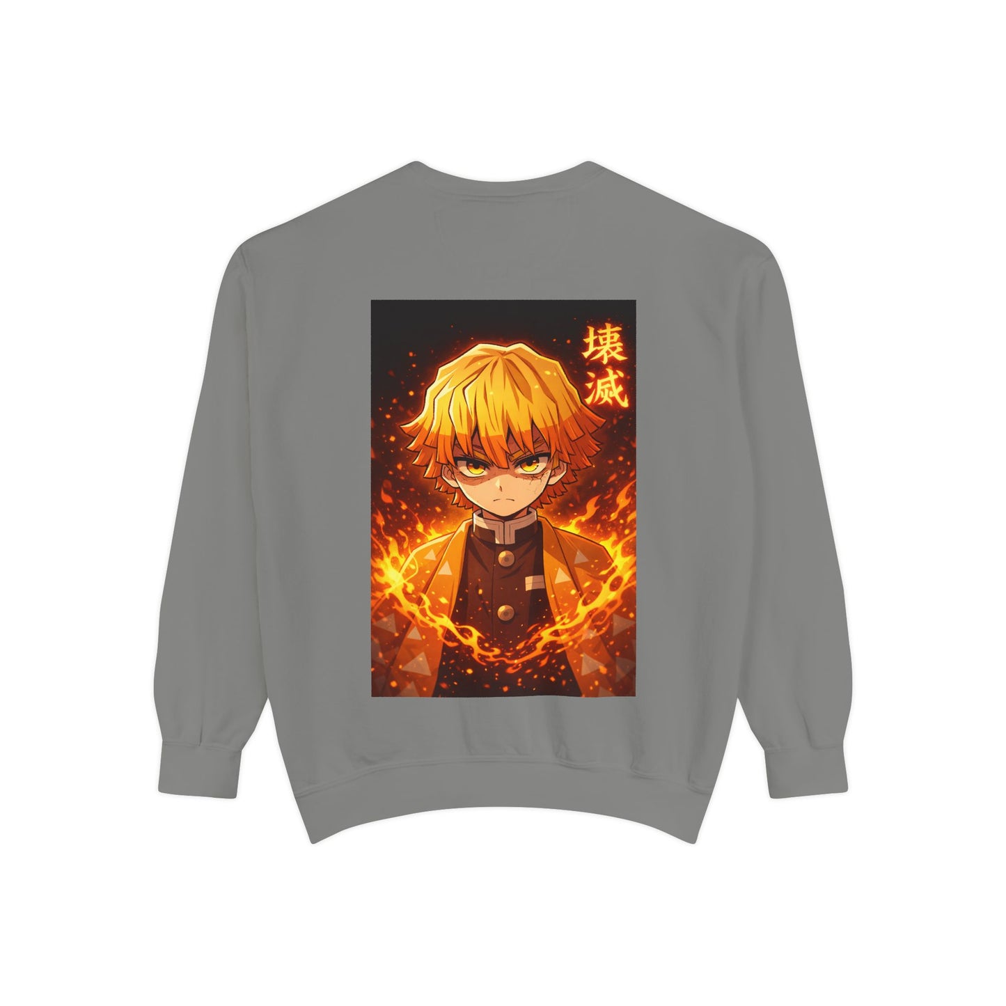 Demon Agatsuma Flame Graphic Sweatshirt Slayer