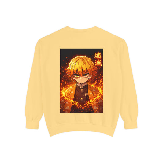 Demon Agatsuma Flame Graphic Sweatshirt Slayer