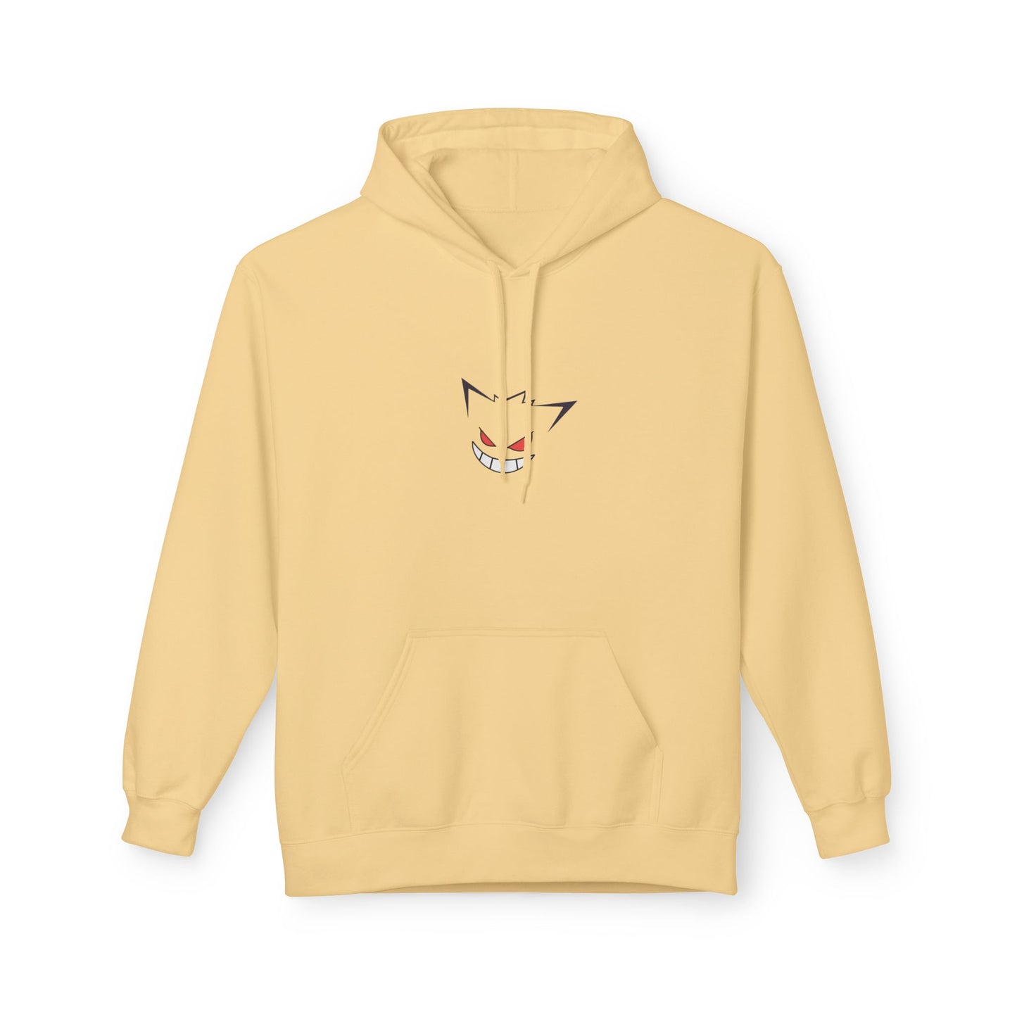 Horror Cat Hoodie — Japanese Kanji Dark Forest Graphic Pullover