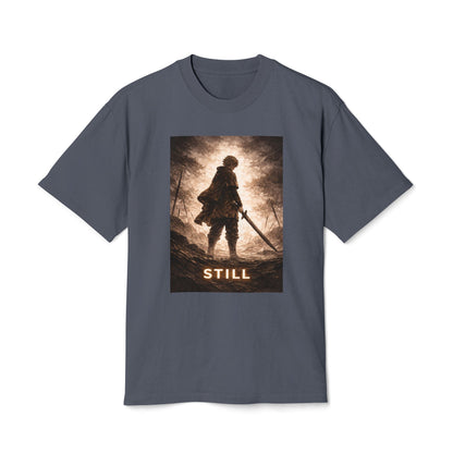 Knight silhouette STILL Tee | Fantasy warrior graphic shirt