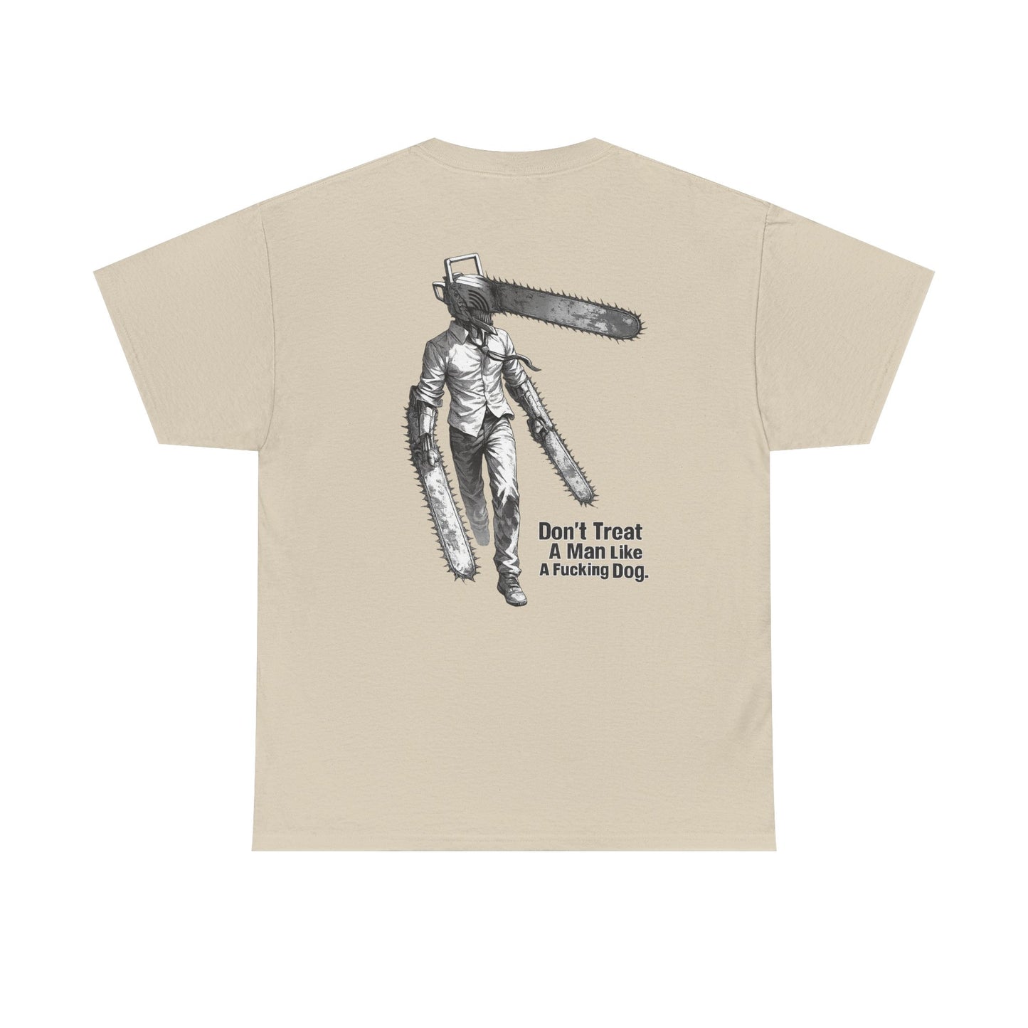 Devil Engine Graphic Tee — “Don’t Treat A Man Like A Fucking Dog” Manga Shirt