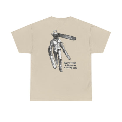 Devil Engine Graphic Tee — “Don’t Treat A Man Like A Fucking Dog” Manga Shirt