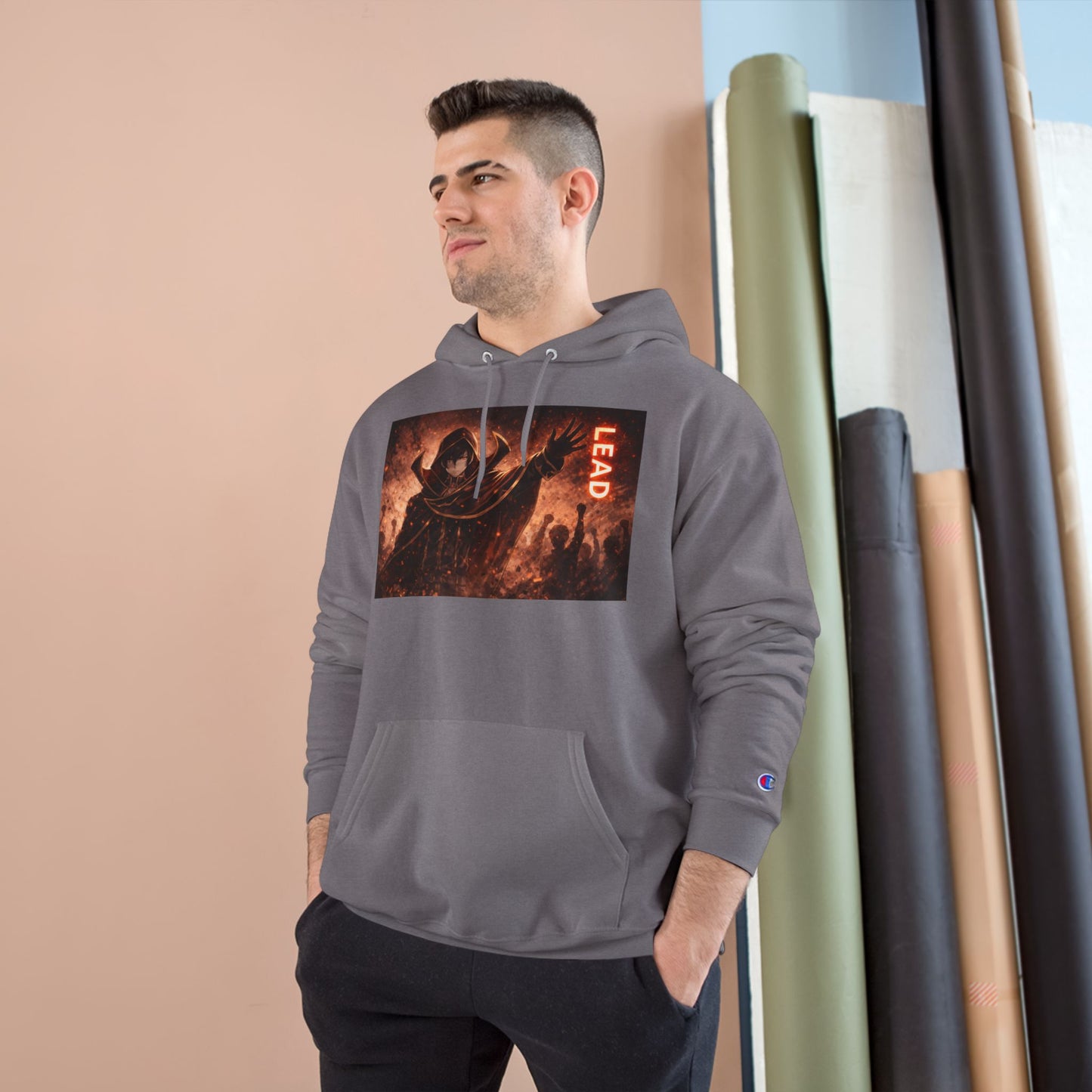 Grim Reaper Lead Hoodie | Dark Gothic Illustration, Warrior Cloak