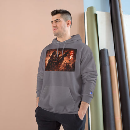 Grim Reaper Lead Hoodie | Dark Gothic Illustration, Warrior Cloak