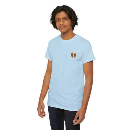 Samurai Moonback T‑Shirt — Japanese Warrior Graphic Tee