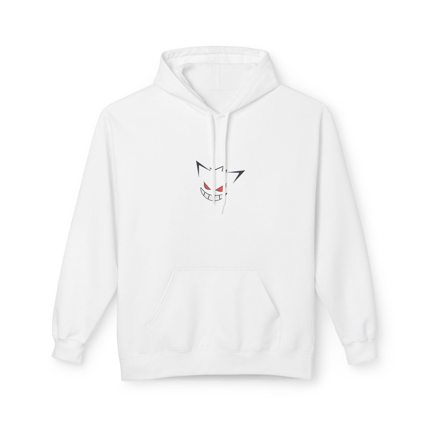 Horror Cat Hoodie — Japanese Kanji Dark Forest Graphic Pullover