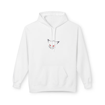 Horror Cat Hoodie — Japanese Kanji Dark Forest Graphic Pullover