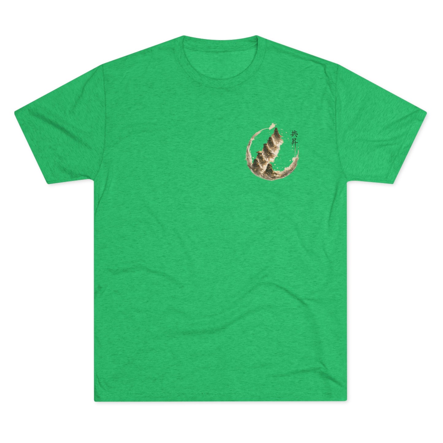 T-Shirt — Minimal Japanese Sumi-e Foxes Graphic Tee